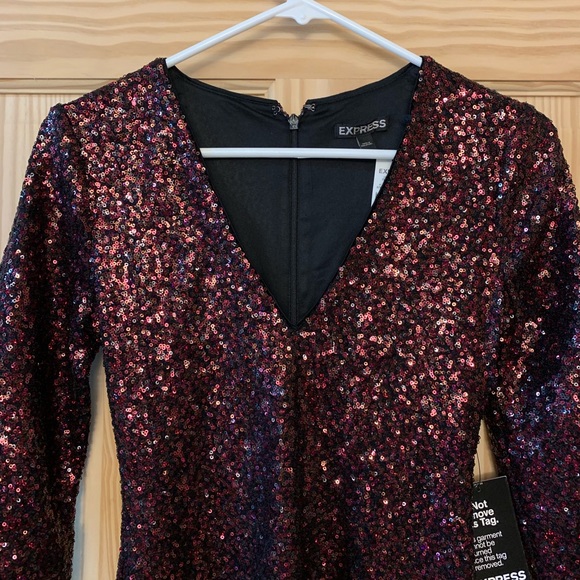 Express Sequin Party Dress - Picture 6 of 6